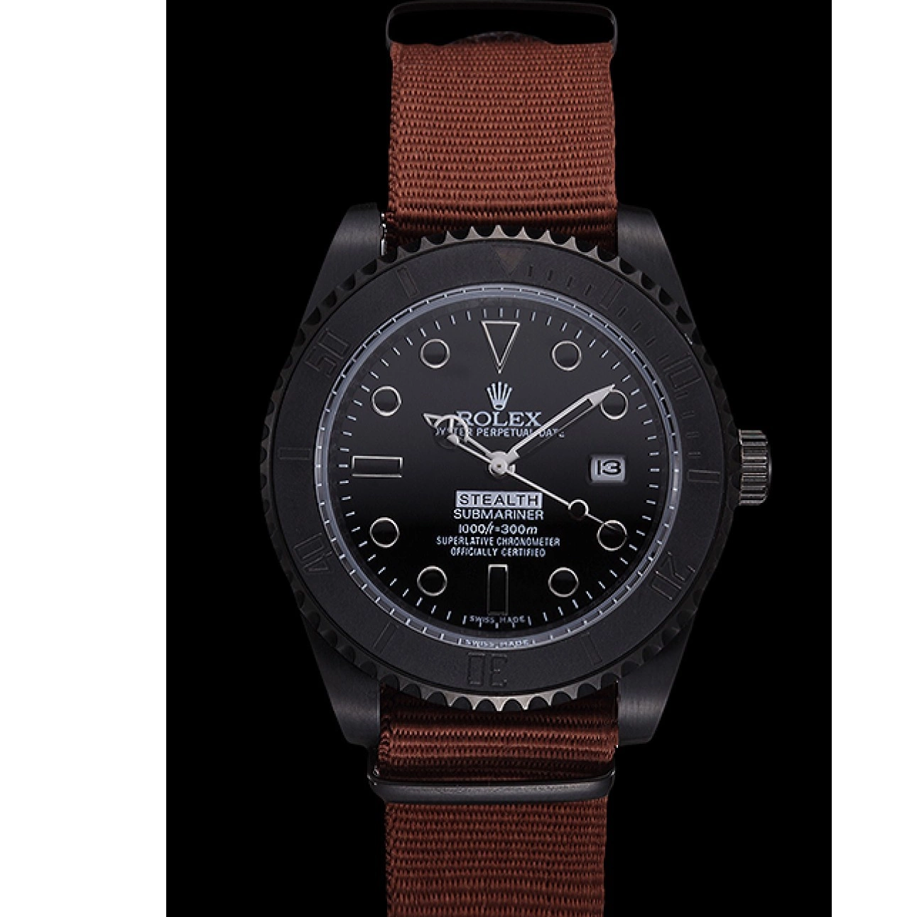 Best AAA Replica Sites Stealth Rolex Submariner 621997 Brown 0719